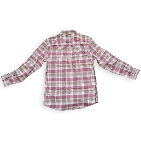 Cotton On Garments Long Sleeve Purple Plaid Flannel Button Down Shirt Men Sz M - Picture 2 of 5